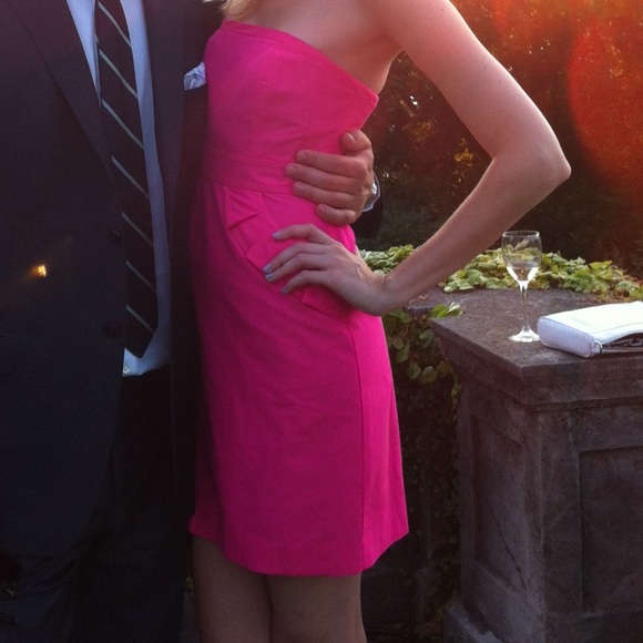 J. Crew Dresses & Skirts - Jcrew cocktail dress hot pink